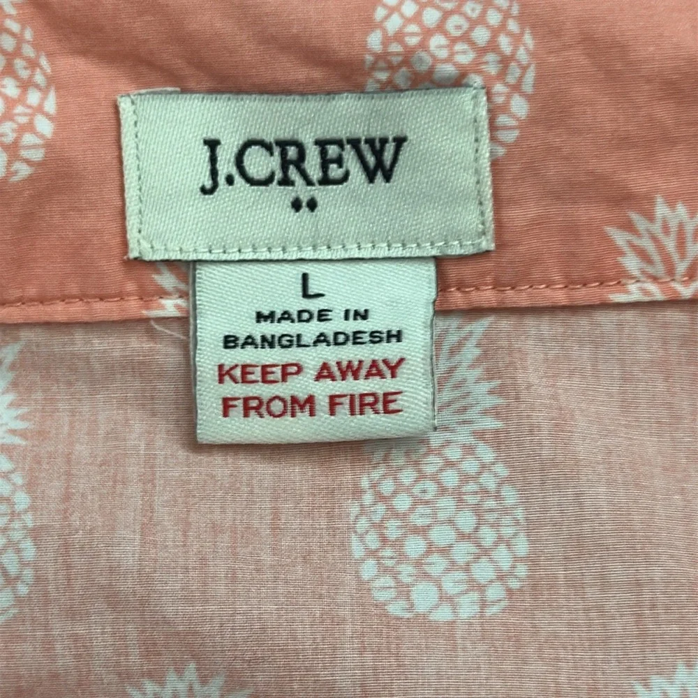 J.Crew pineapple print pajama set